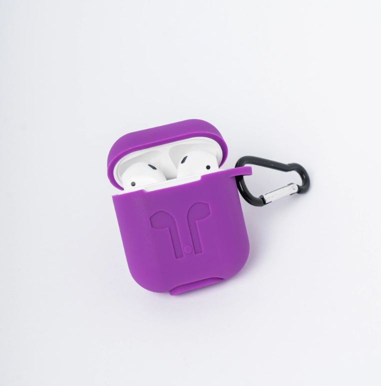 Airpods 1& 2 Silicone Case Purple