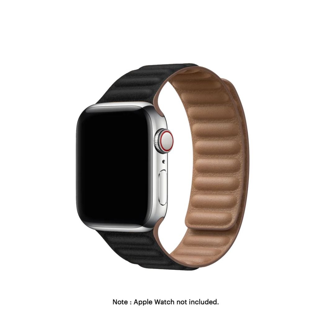 Black Poppy Loop Strap for Apple