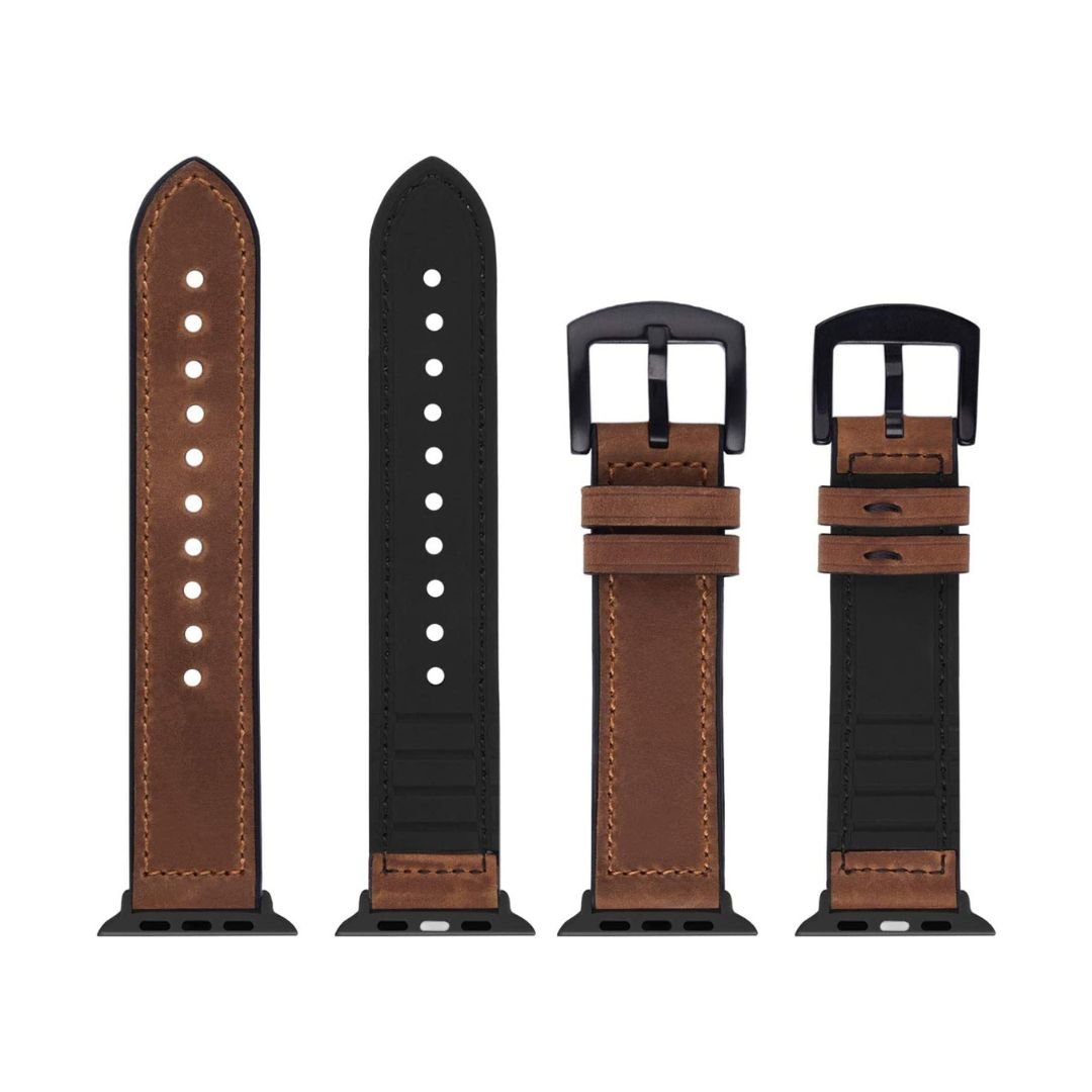 Front and Back of Leather Strap