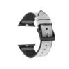 Leather Strap for Apple Grey