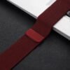 Milanese Belt Maroon