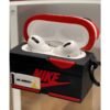 Opened Lid of Airpods Pro 2 with Jordan Shoe Case