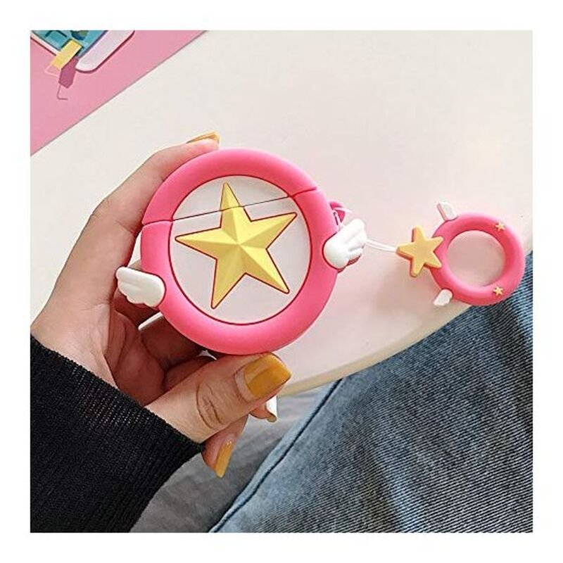 Magical Star Case for Airpods 1st/2nd Generation with Keychain