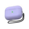 Purple Leather Case for Airpods Pro