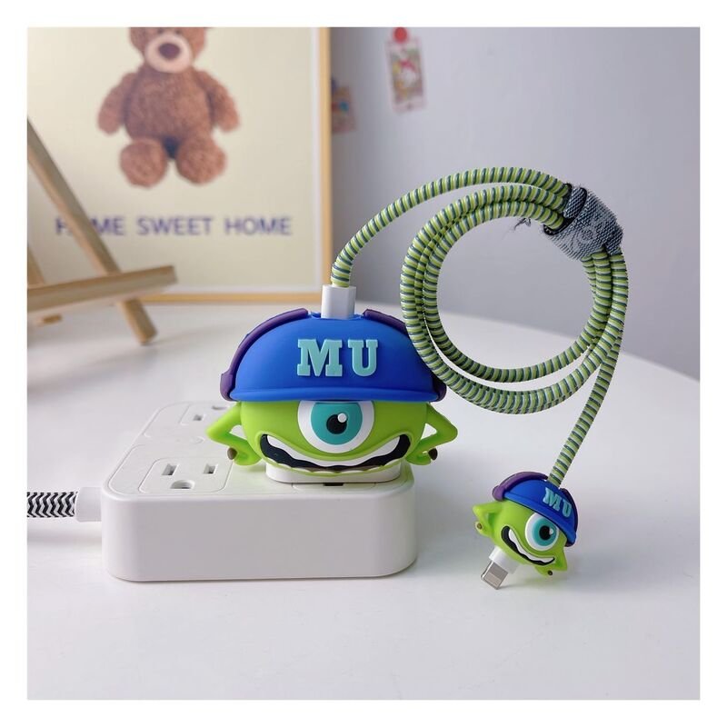 Green Monster Silicone Case for iPhone Charger 18W-20W