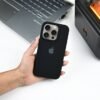 Premium Silicone Cover for Apple iPhone Pro Max Black
